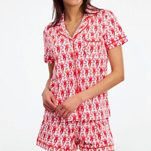 Roller Rabbit Red and Watermelon Women's Pajama Set